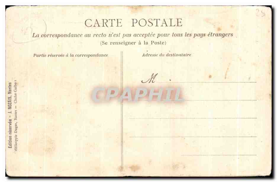 CPA Nantes Village Noir Les jennes mamans senegalaises Exposition de 1904 — Rückseite