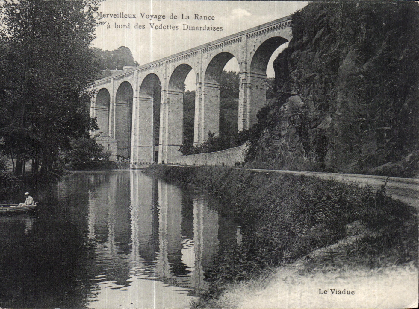 Le Viaduc de La Rance — à bord des Vedettes Dinardaises — Édition des agences Aulat & Boutin, Dinard