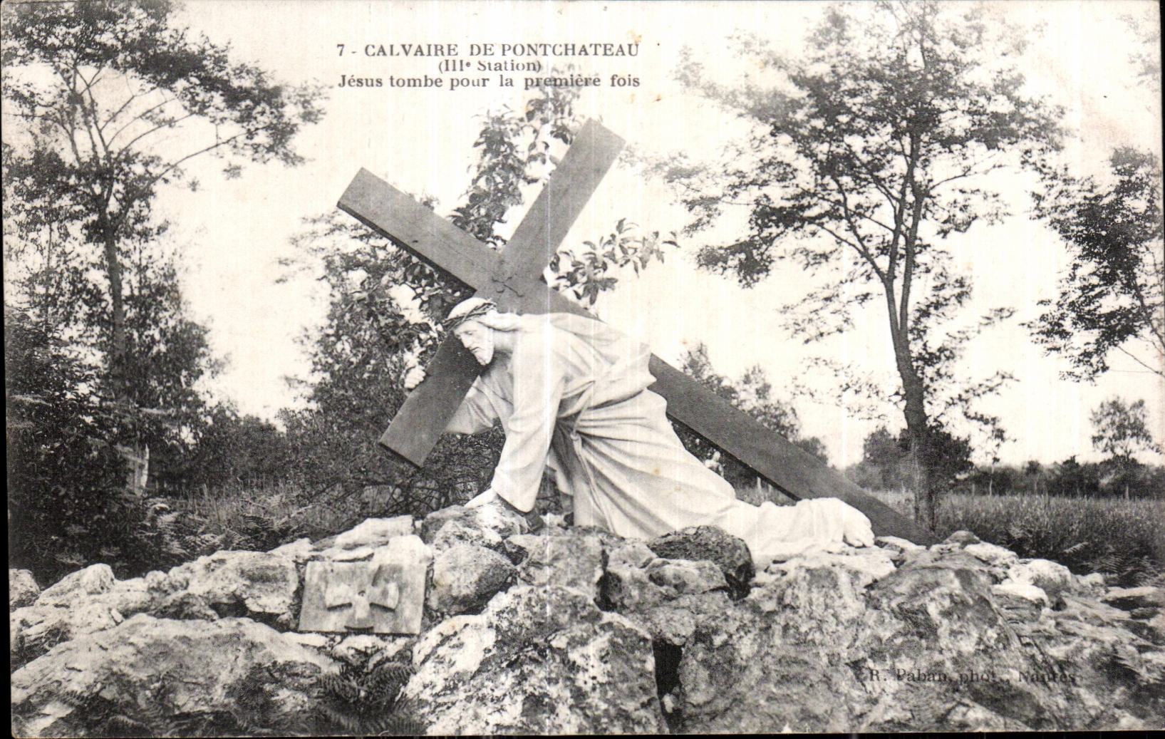 CPA Calvaire De Pontchateau Jeaus tombe pour la premiere fois