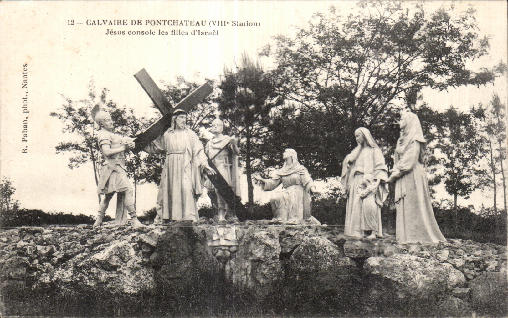 CPA Calvaire De Pontchateau Jeaus conole les filles d Israel