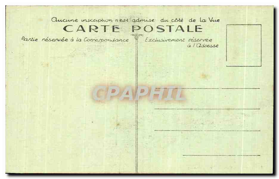 Rennes - Le Jardin des Plantes. Le Bassin et le Cèdre du Liban — Edition des Magasins Modernes, Rennes — Verso