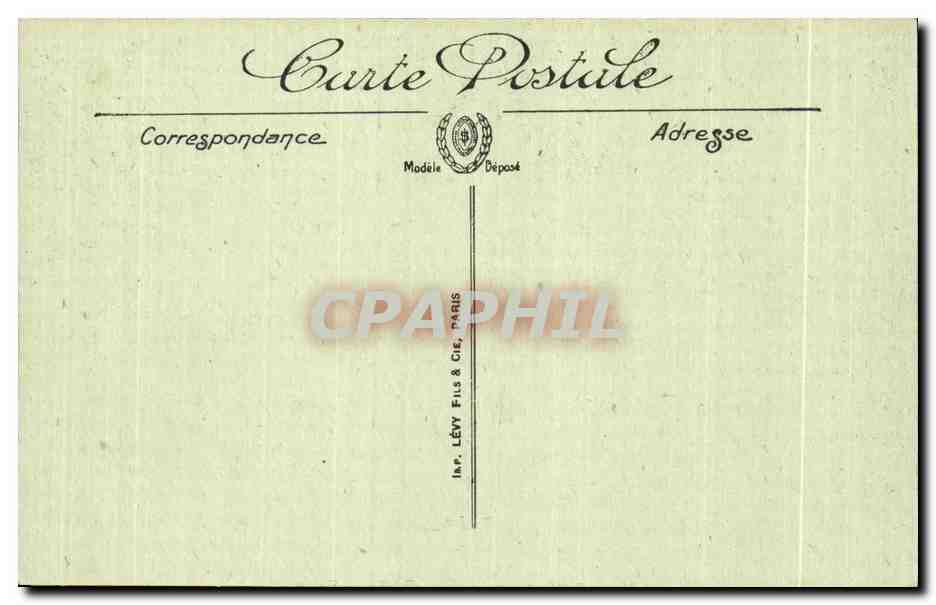 CPA Rennes Les Jardin Sur la Vilaine — Rückseite