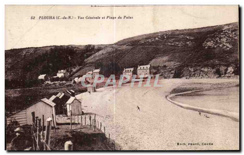 PLOUHA (C.-du-N.) - Vue Générale et Plage du Palus — Edit. Photo. Couéz