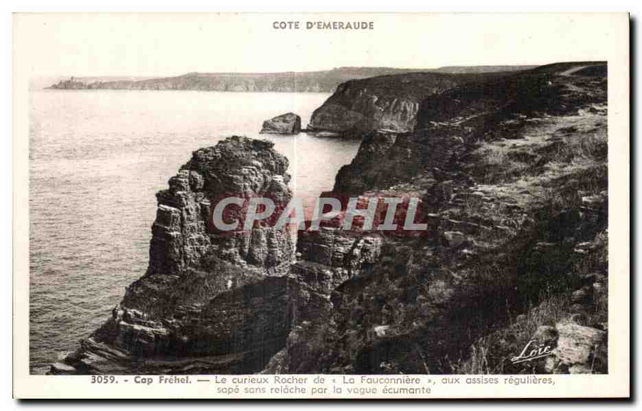 Cap Fréhel — Le curieux Rocher de « La Fauconnière » — éditeur Laurent-Nelkennes