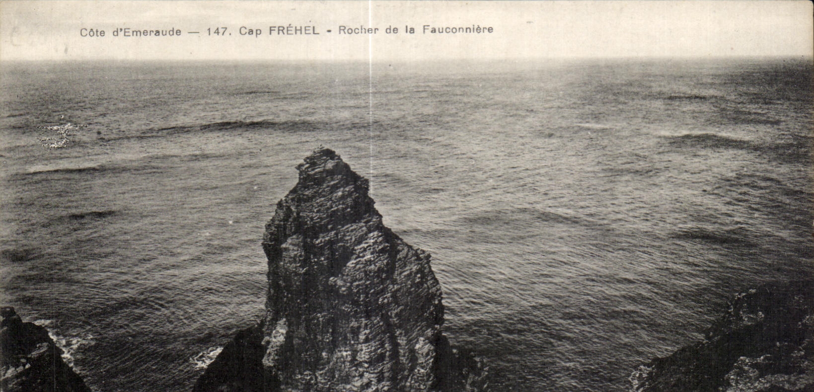CPA Cote d Emeraude Cap Frehel Rocher de la Fauconniere