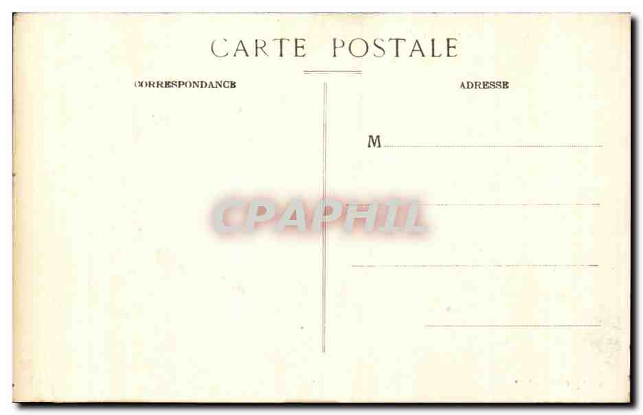 CPA Cote d Emeraude Cap Frehel Rocher de la Fauconniere — Rückseite