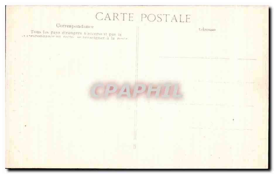 CPA Cote d Emeraude Cap Frehel Le Gouffre — Rückseite
