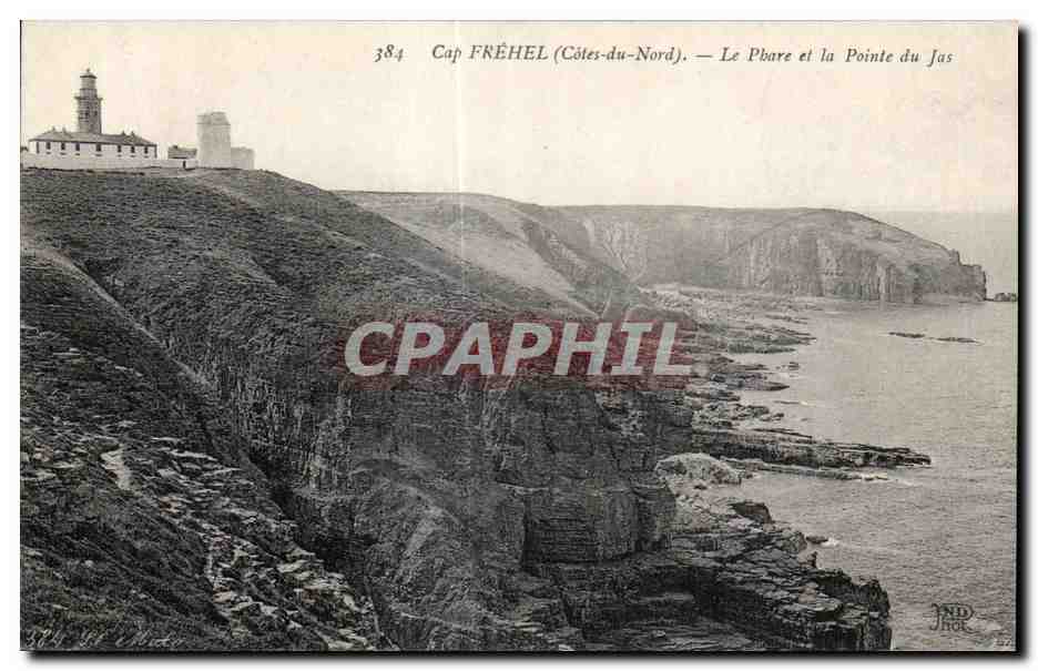 Cap Fréhel (Côtes-du-Nord) — Le Phare et la Pointe du Jas — Craphil n°384
