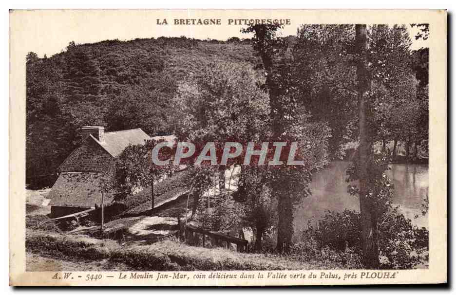 Le Moulin Jan-Mar — charmantes Eckchen in der grünen Tal der Palus, nahe PLOUHA — A.W. 5440