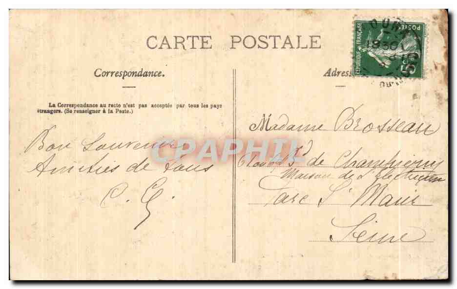 La Vallée de Port Morguer — Plouha (C.-du-N.) — J.-B. Barat, éditeur, Saint-Ouen — Cliché d'appareil Mackensteine — n° 663 — Rückseite