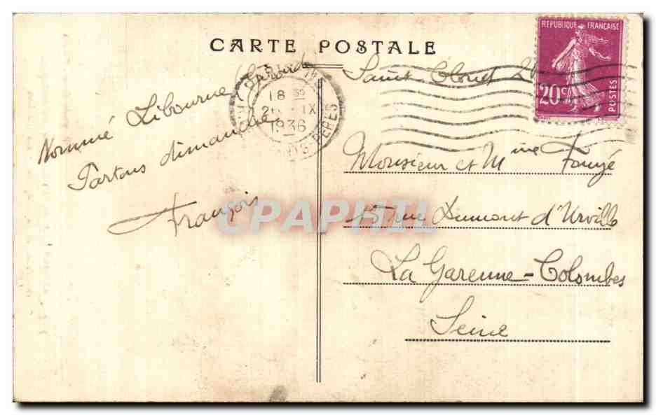 Plouha (C.-du-N.) — Kermaria-en-Isquit. Intérieur de la Chapelle — La Chaire. — Rückseite
