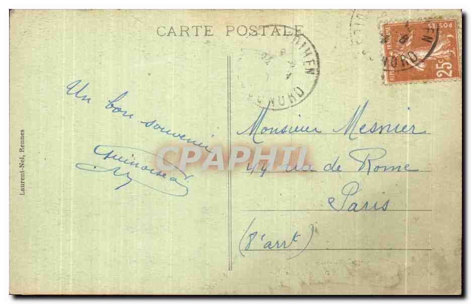 Côte d'Emeraude — Les Bords de la Rance — Le Port — DINAN — Reverso