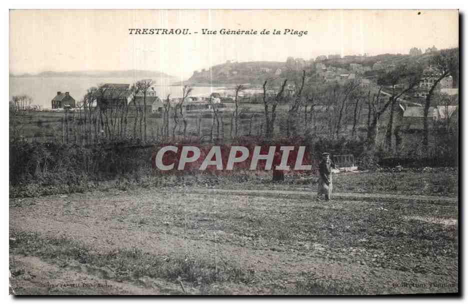 Trestraou - Vue Générale de la Plage — Éditeur : T. Yappell, Paris