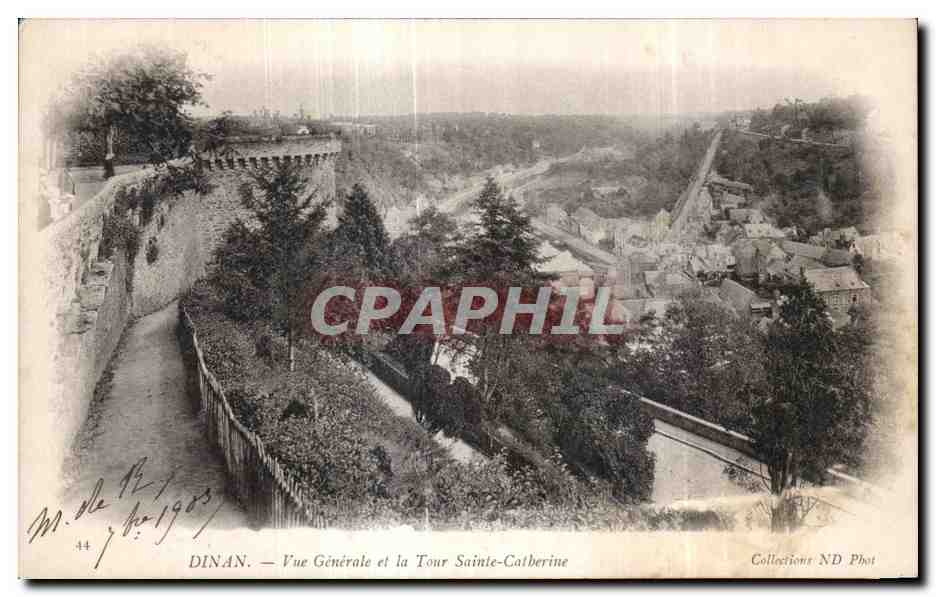 Dinan — Vue Générale et la Tour Sainte-Catherine — Collections ND Phot