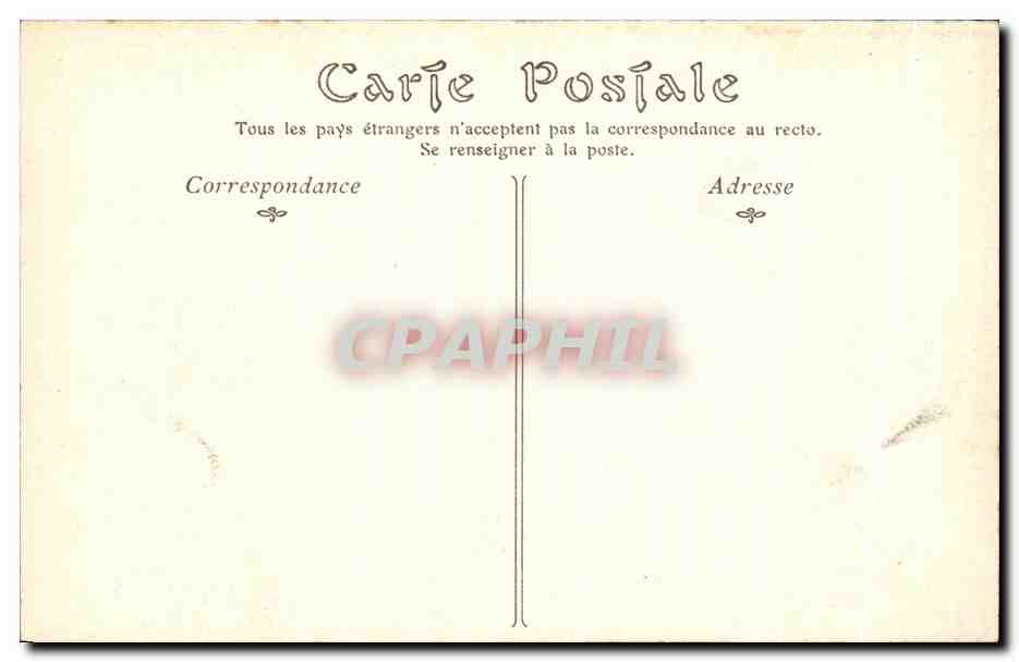CPA Dinan Nef de L Eglise Saint Sauveur — Rückseite
