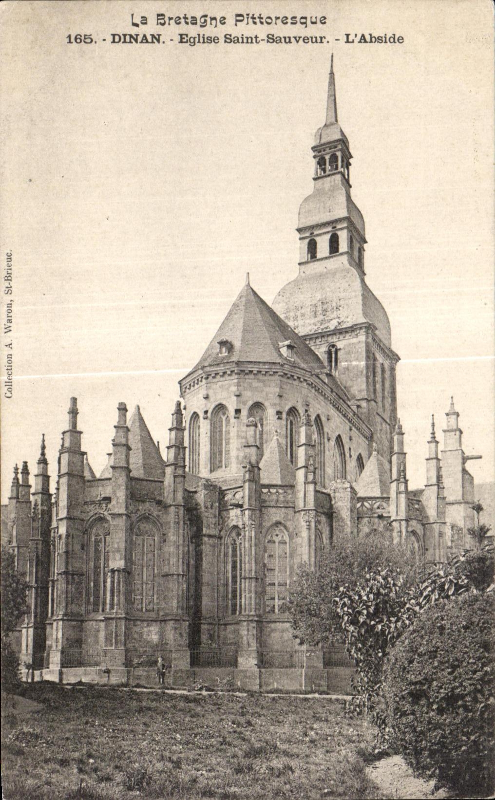 Dinan - Église Saint-Sauveur - L'Abside — Collection A. Waron, St-Brieuc
