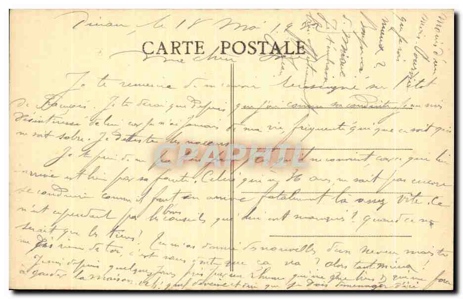 Dinan (C.-du-N.) — Le Jardin anglais de l'Église St-Sauveur — L'Éditeur L'Combier — Rückseite