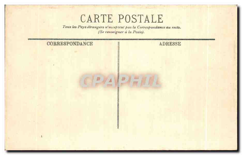 CPA Dinan La Place I Eglise Saint Sauveur et la Tour de I Horloge Le marche — Rückseite