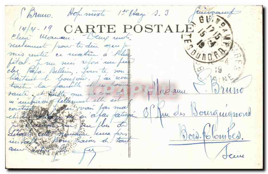 Guingamp (C.-du-N.) — Le Nouvel Hôpital Civil et Militaire — Le Berre, éditeur — Reverso
