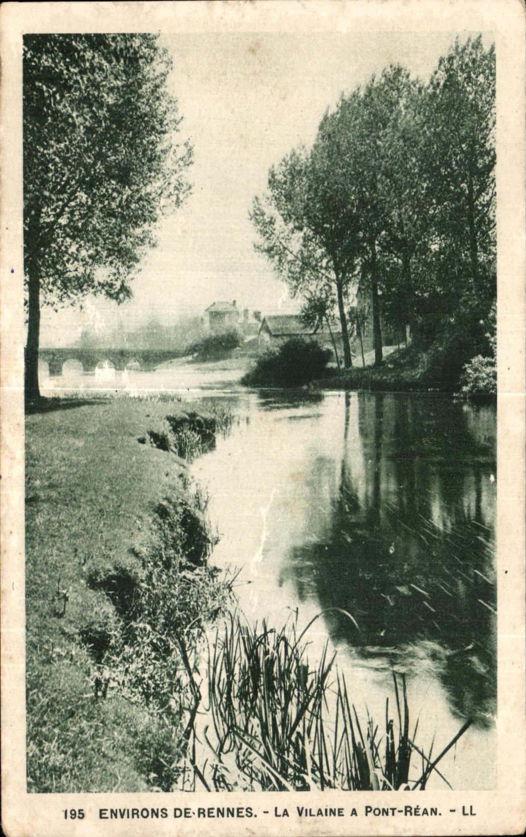CPA Environs De Rennes La Vilaine A Pont Rean