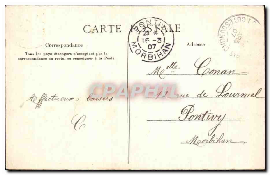 CPA Saint Jean Du Doigt Vue generale de la Vallee — Rückseite