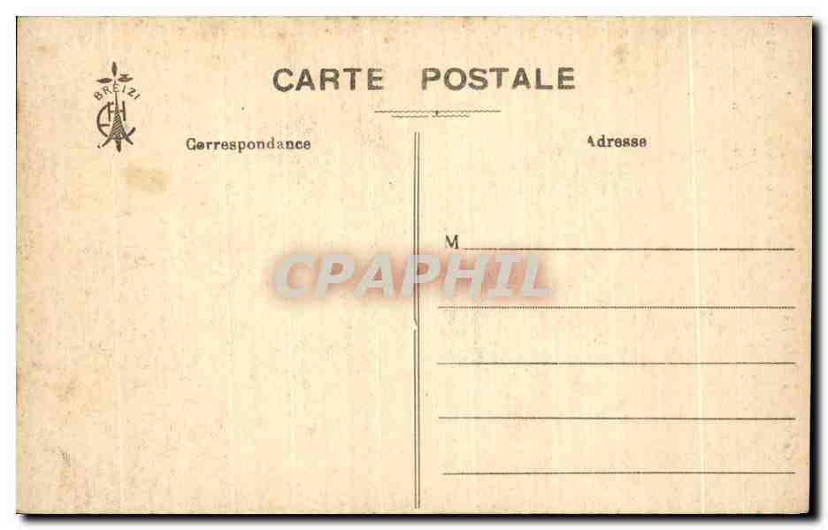 CPA Calvaires Bretons de St Sebastien en St Segal — Rückseite