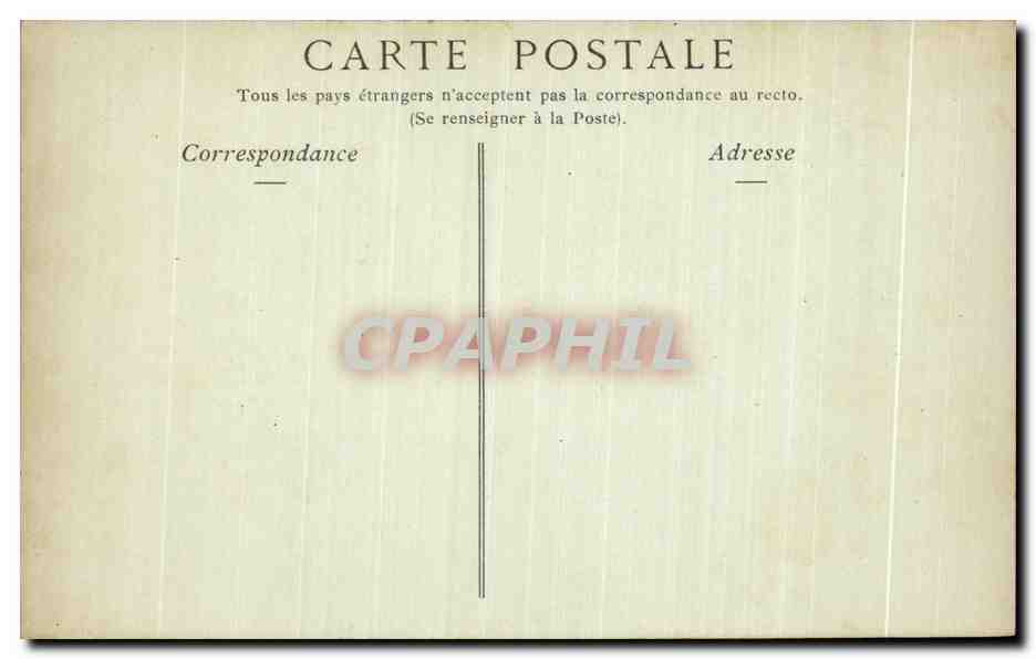 CPA La Roche Maurice (Finistere) L Eglise Portail — Rückseite