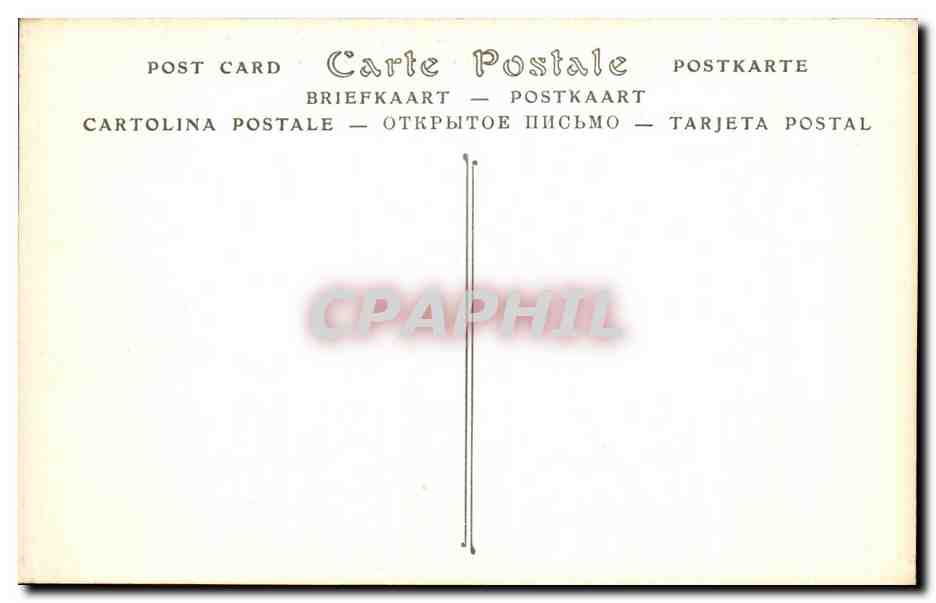 Tregastel-Primel — Rocher de l'Empereur romain par gros temps — ND — Verso