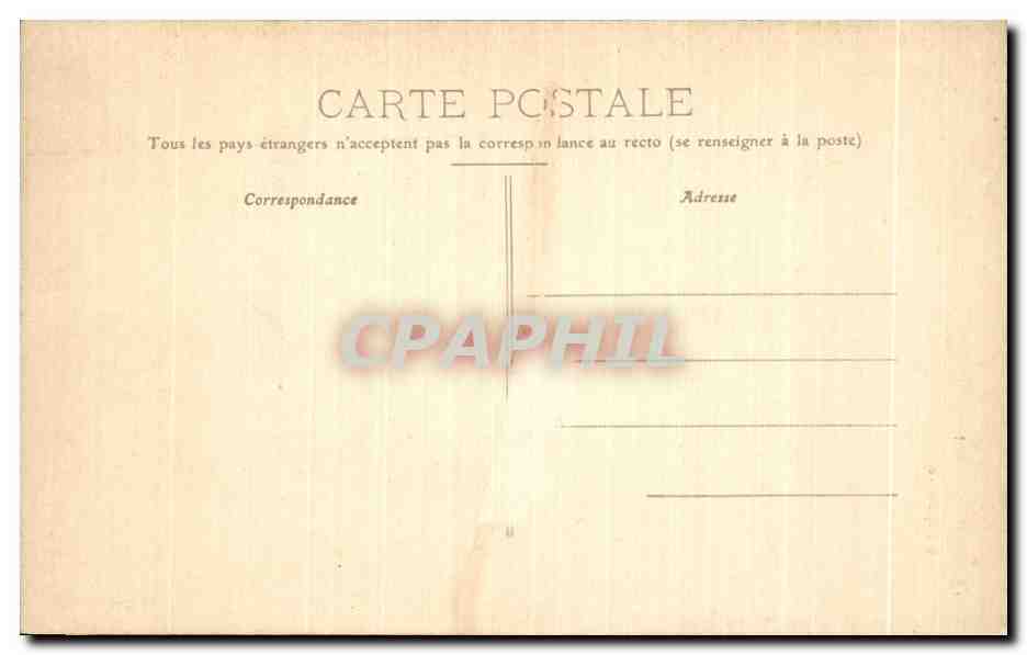 CPA Gumiliau Le Baptistere — Rückseite