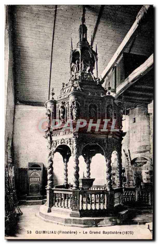 CPA Gumiliau (Finistere) Le Grand Baptistere