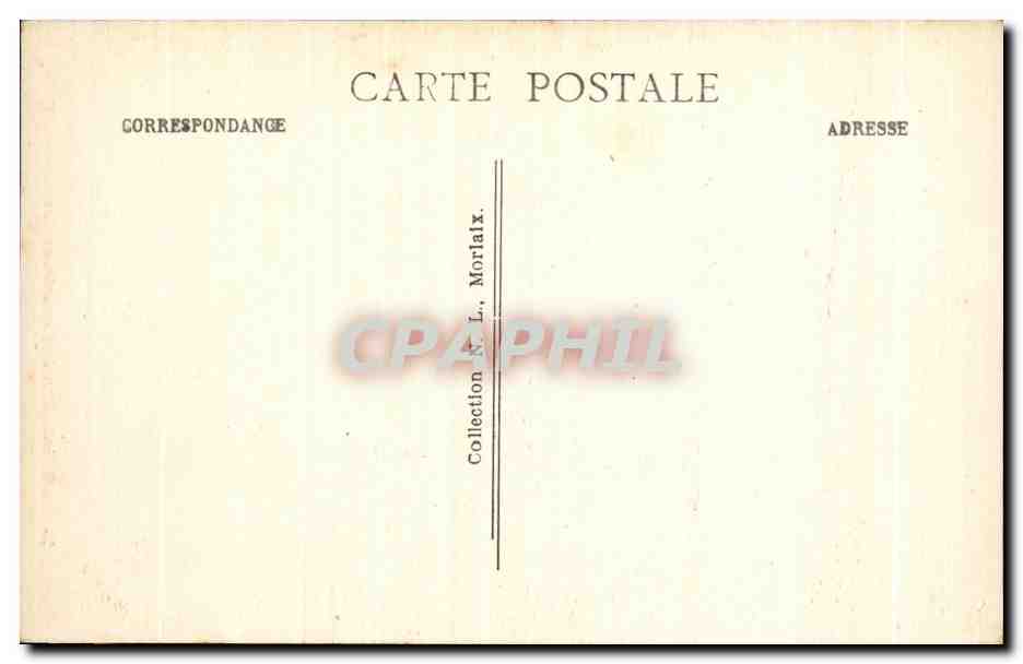 CPA Gumiliau (Finistere) Le Grand Baptistere — Rückseite