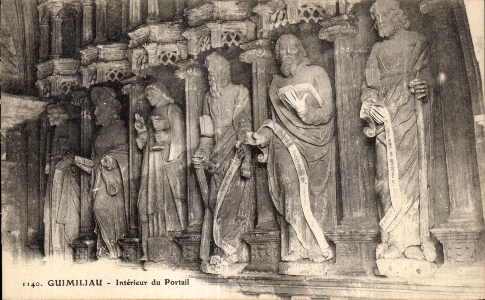 Guimiljau — Interno del Portale — editore non identificato, n° di serie 1140