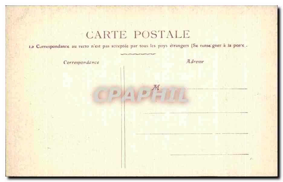 CPA Gumiliau Le Portail de I Eglise — Rückseite