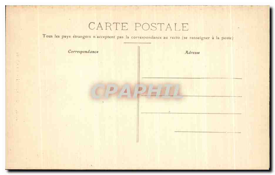 CPA Guimiliau La Chaire — Rückseite