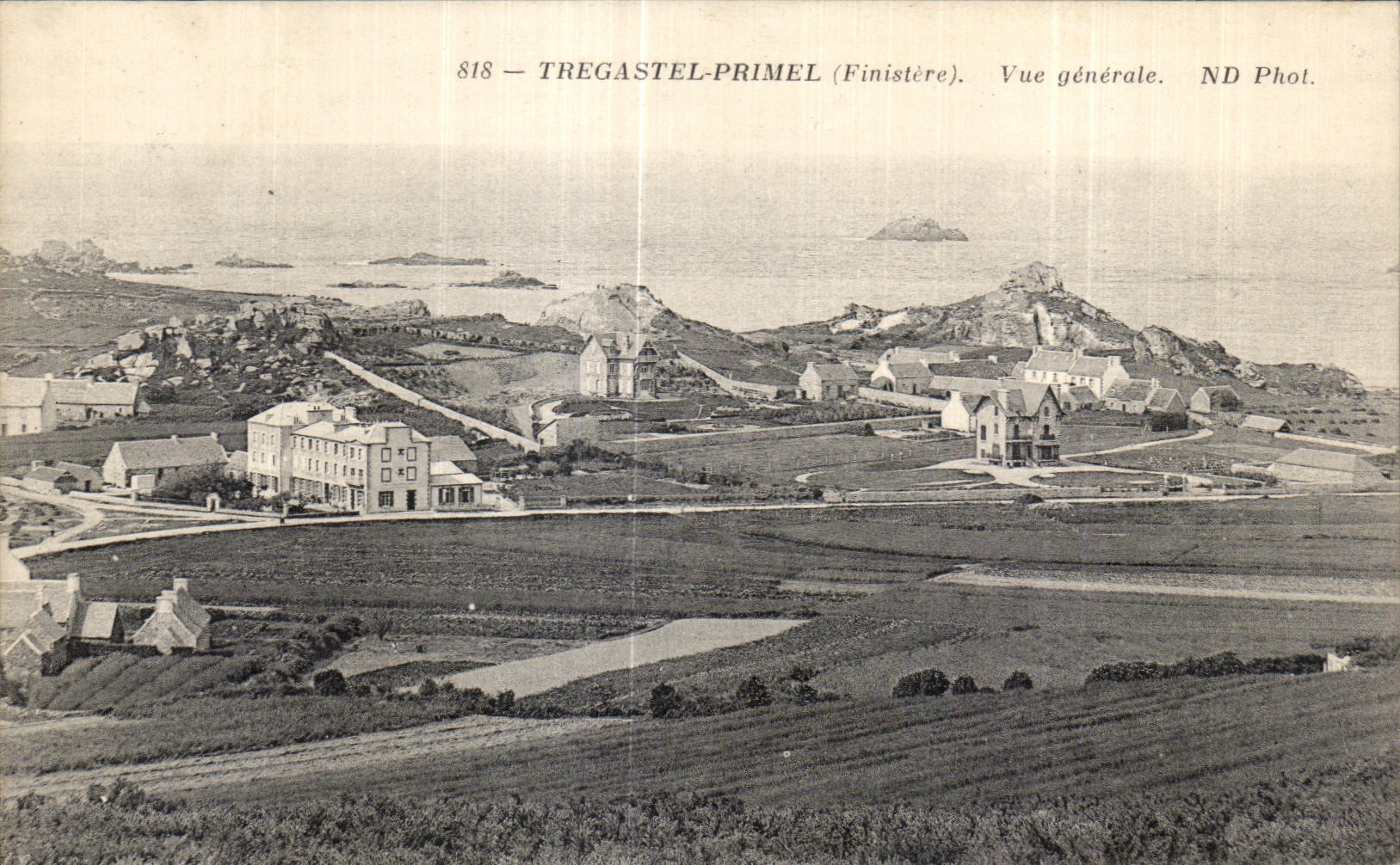 CPA Tregastel Primel (Finistere) Vue generale