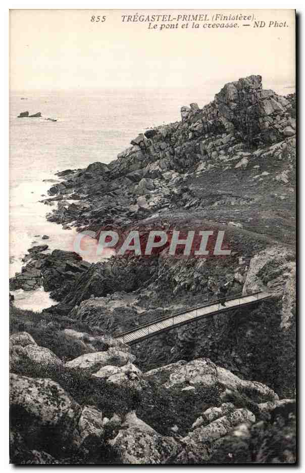 Trégastel-Primel (Finistère) — Le pont et la ctevassée — ND Phot.