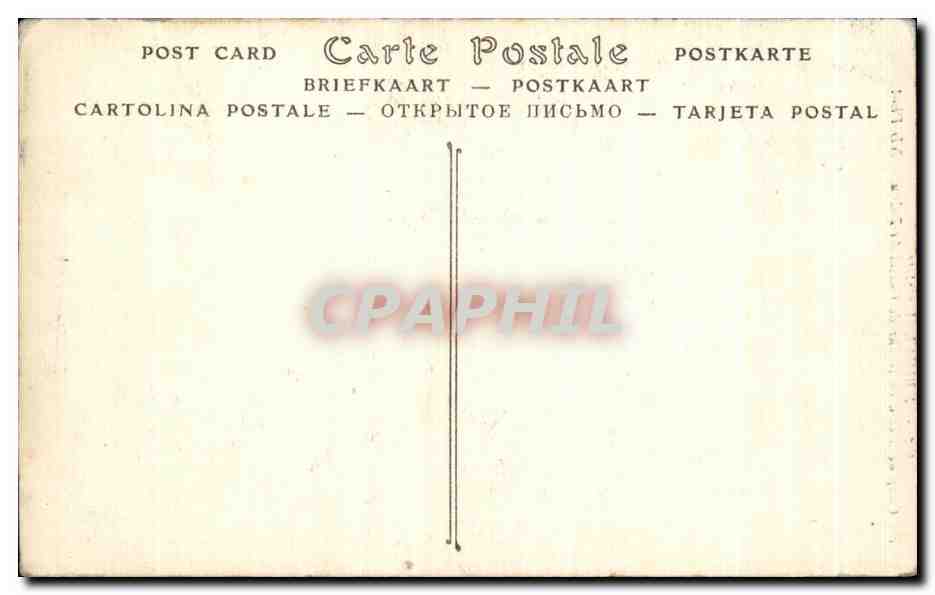 Ein Meeressturm an der Roche de Castel-Ar-Zalou — Primel (Finistère) — ND Phot. — Rückseite