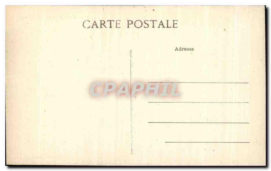 CPA La Pointe du Raz La Pointe du Menbir cote Nord — Rückseite
