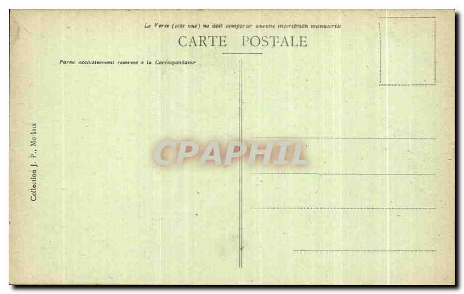 CPA St Pol de Leon (Finistere) Le Croix Ker vue prise du Douric — Rückseite