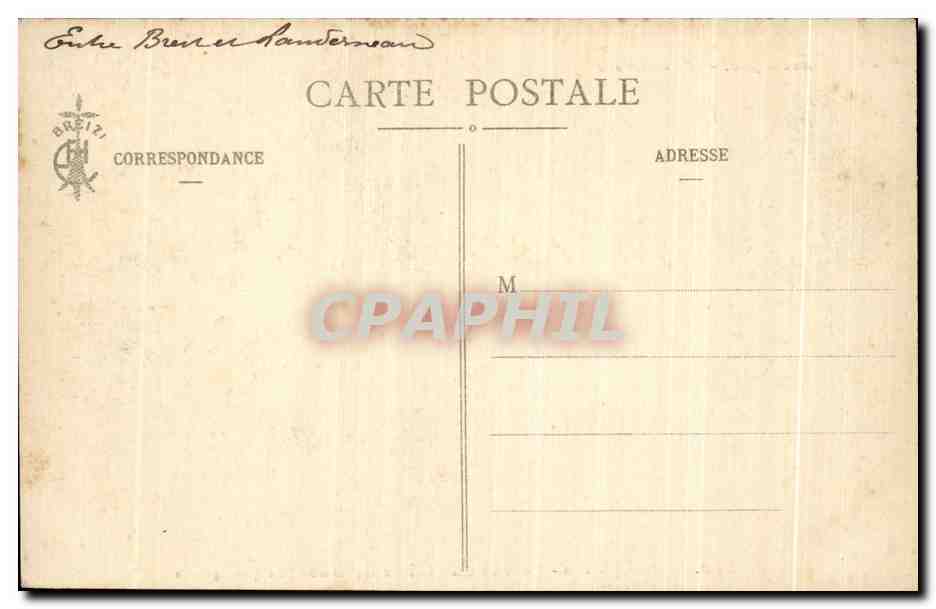 CPA Les Apotres Porche du Cloitre de Daoulas — Rückseite
