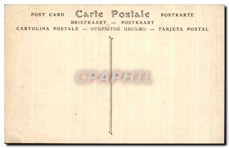 CPA Le Folgoet (Finistere) L Eglise des Deux Tours — Rückseite