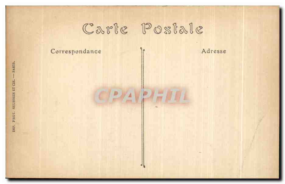 CPA Berven (Finistere) L Arc de Triomphe — Rückseite