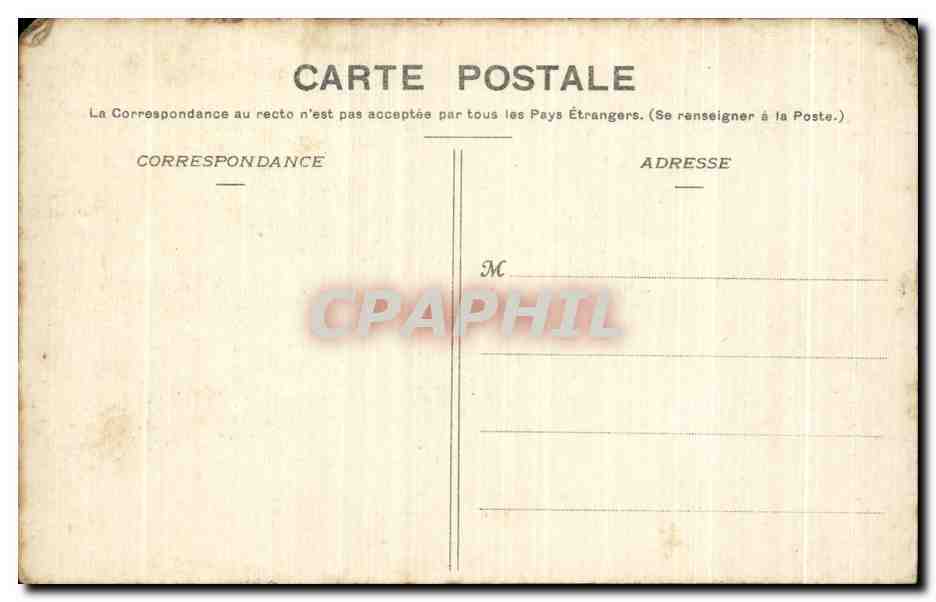 CPA Lambader Le Clocher de I Eglise — Rückseite