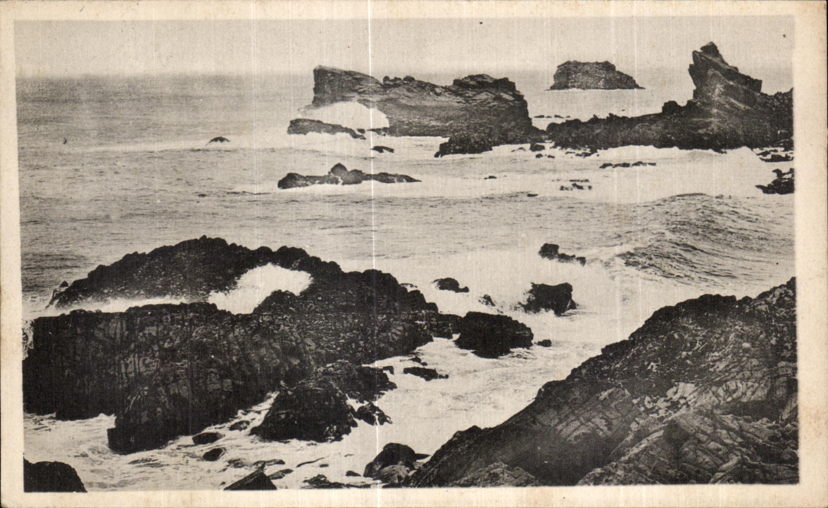 Les Chaises par Gros Temps — Tregastel-Primel ND