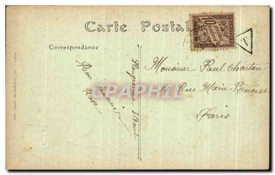 Tregastel-Primel (Finistère) — Effet de lame, Grève du Diben. — Verso