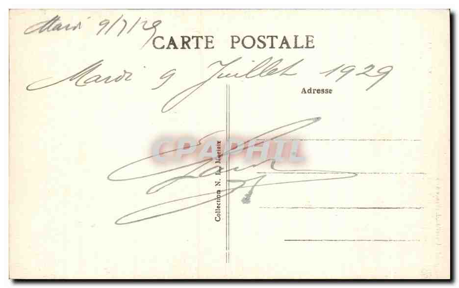CPA Lampaul (Finistere) Le Calvaire Croix du — Rückseite