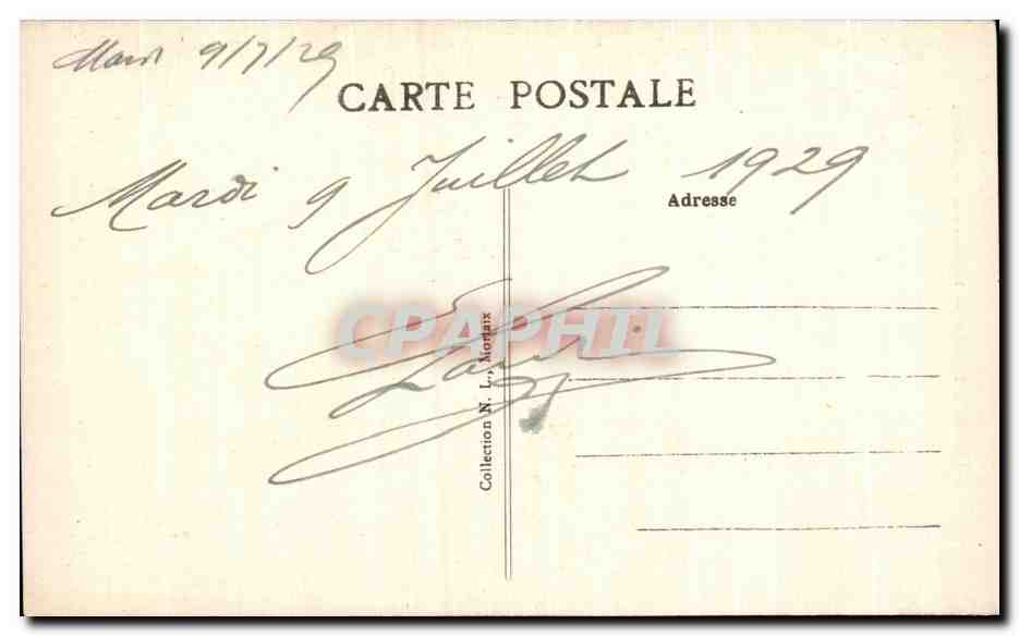 CPA Lampaul (Finistere) L Ossuaire et les Calvaires — Rückseite