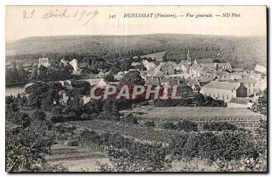 CPA Huelgoat (Finistere) Vue generale