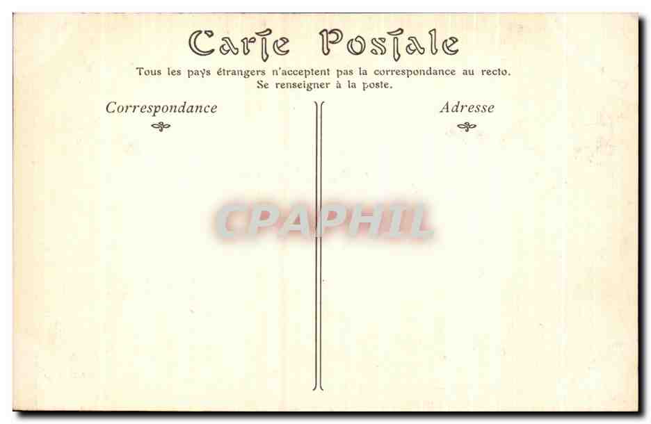 CPA Huelgoat Sortie du Gouffre — Rückseite