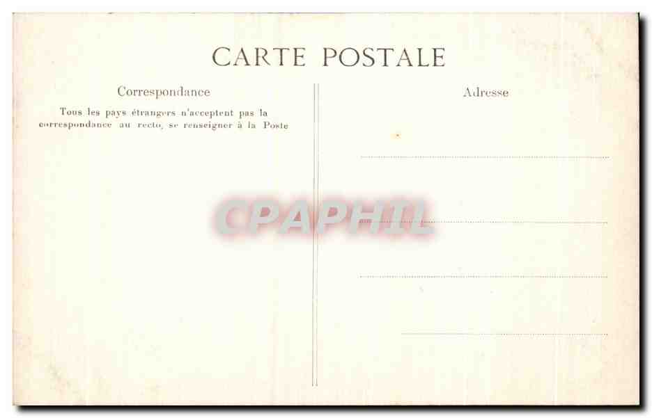 CPA Foret de Huelgoat Vue generale de la mare aux sangliers — Rückseite